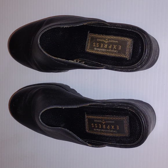 ๐ฃโฎVINTAGEโฎ COMPAGNIE INTERNATIONALE EXPRESS Metro Mules in Black - Picture 8 of 8